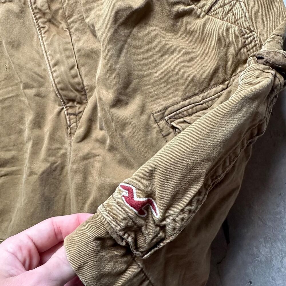 Hollister-co Men's Tan and Brown Shorts - Picture 3 of 7